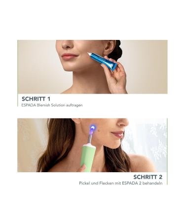 Foreo Espada 2 Plus LED Skin Care Device - Targeted Treatment for Impurities Scars & Stains - FDA Approved - Medical Silicone - Pistachio - Buy Online on GoSupps.com