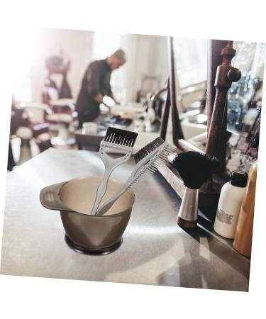 minkissy 1 Set Hair Coloring Brush Hair Dye Brush Hair Dyeing Bowl Hair Coloring Kit Mixing Bowls Hair Color Brush Hair Dye Bowl and Brush Kit Single Sided Tool Kit Suite Plastic - Buy Online on GoSupps.com