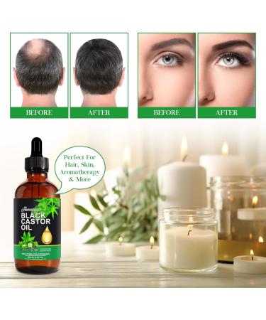 Organic Jamaican Black Castor Oil & Jade Gua Sha Tool - 100% Pure Cold Pressed Massage Oil for Skin Care - 2.02 fl oz - Buy Online on GoSupps.com