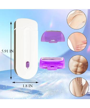 Silky Smooth Hair Eraser - Painless Hair Removal for Any Body Part | White - Buy Online on GoSupps.com