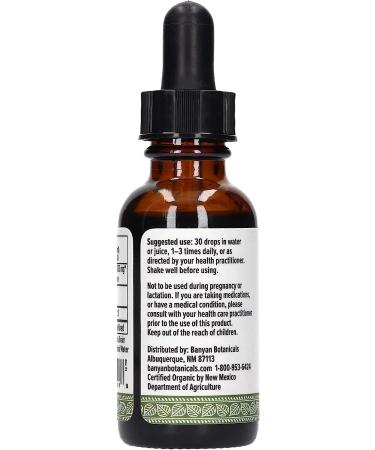 Banyan Botanicals Neem Liquid Extract - Certified Organic 1 oz | Pure Neem Extract - Buy Online on GoSupps.com