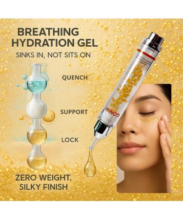 GONIM Eye Gel with Caffeine & Niacinamide Hydrating Under Eye Gel Serum with Collagen Peptides & Retinol for Fine Lines Dark Circles and Puffiness Reduce Wrinkles Hydrating Gel Base 0.34oz/10ml - Buy Online on GoSupps.com