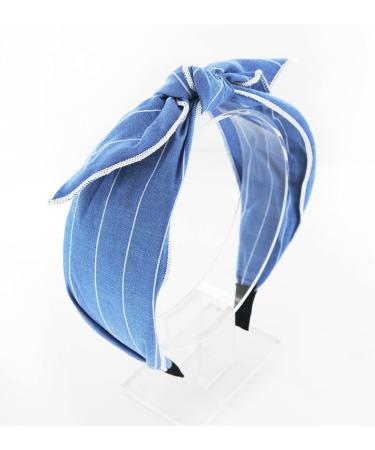 Buy Axy HR33 Vintage Hair Band with Bow - Beautiful Blue Headband Series 33 | International Shipping Available - Buy Online on GoSupps.com