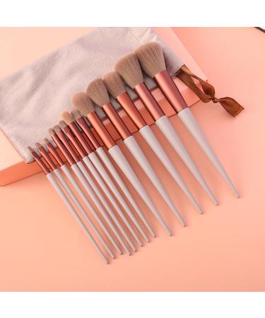 Shop SooChat 13Pcs Professional Makeup Brush Set - Foundation Eyeshadow & More | Champagne Gold | International Shipping - Buy Online on GoSupps.com