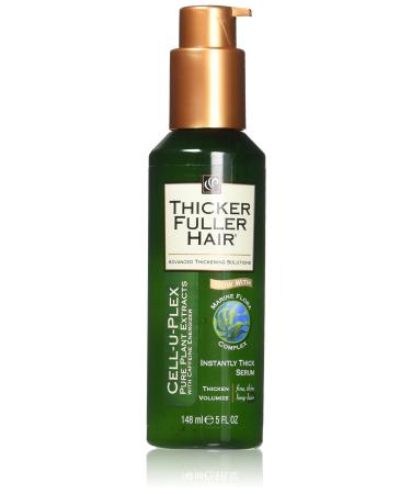 Thicker Fuller Hair Serum Instantly Thick Cell-U-Plex 5 Fl Oz (Pack of 2)