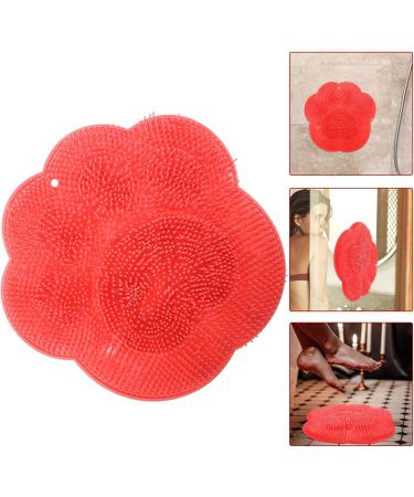 KOMBIUDA Lazy Back Rub Pad Foot Massager Bathroom Non-skid Foot Scrubber Care Cleaning Pad - Buy Online on GoSupps.com