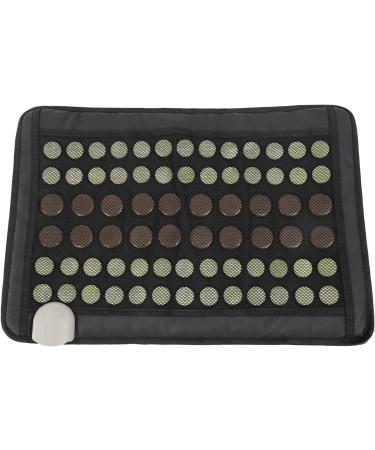 Infrared Back Heating Pillow | 220V with Auto Switch-Off | Adjustable Temperature (10-70 ) | Natural Jade & Turmaline Stones | 23.5 x 16 in - Buy Online on GoSupps.com