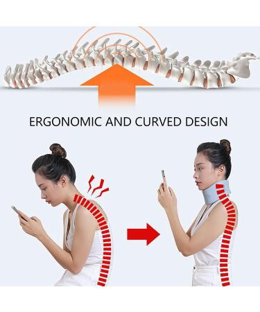 Pongnas Neck Brace for Neck Pain Relief | Soft Washable Collar | Comfortable Support for Office Use (L - Buy Online on GoSupps.com