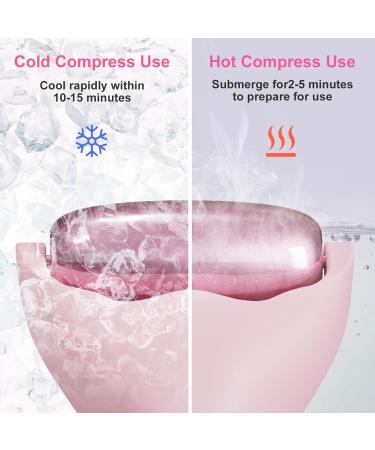 Ice Roller for Face and Body Use Hot or Cold Facial Roller Skin Care Tool for De-puffing and Soothing Face Suitable for All Skin Types Pink - Buy Online on GoSupps.com