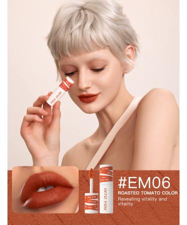 INTO YOU Matte Lipstick Lip Mud | Waterproof Long Lasting Velvet Lip Stains | Multi-Purpose for Lip & Cheek | Non-Stick Cup | Smudge Proof | Makeup Cosmetics - Buy Online on GoSupps.com