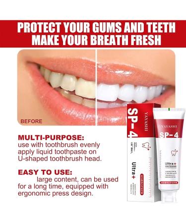Buy SP-7 Probiotic Whitening Toothpaste & Ultra Whitening SP-4 Toothpaste - International Shipping Available - Buy Online on GoSupps.com