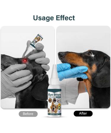 Vinsani Dog Eye Drops 30ml - Gentle Treatment for Eye Infections & Allergies, Relieve Red Eyes - Professional Eye Wash for Dogs - Buy Online on GoSupps.com