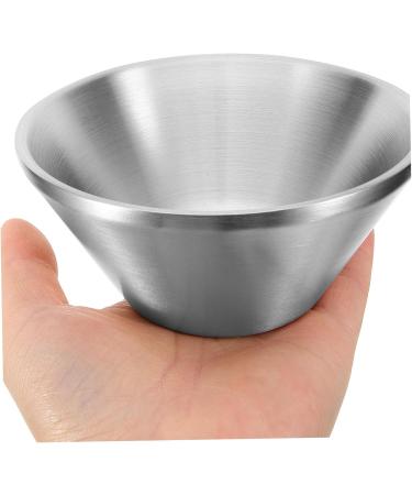 Minkissy Stainless Steel Shaving Bowl & Soap for Men - Premium Shaving Cup Razor Mugs & Accessories - 304 Stainless Steel Beard Shaving Tool - Buy Online on GoSupps.com