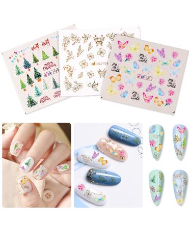 Asalle Nail Art Decorations Kit - 8 Boxes Rhinestones, Dried Flowers, Stickers, Glitter Sequins for Acrylic Nails - Buy Online on GoSupps.com