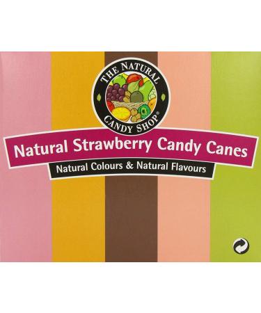 Natural Candy Shop Strawberry Candy Canes 168g - Buy Online on GoSupps.com