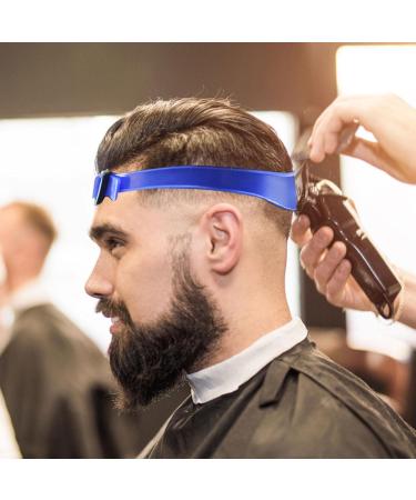 Haircut Guide Silicone Neckline Shaving Guide Beard Template Adjustable Hair Trimming Guide and Hair Cutting Accessories for Creating Skin Fade Guidelines Blue - Buy Online on GoSupps.com