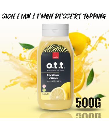 Macphie OTT Topping Sauces Pick N Mix- Choose From 5+ Flavours |Belgium Chocolate Salted Caramel Strawberry Dessert Toffee Flavour Maple Flavour Sicillian Lemon- Pack of 2 x 500g 500 g (Pack of 2) - Buy Online on GoSupps.com