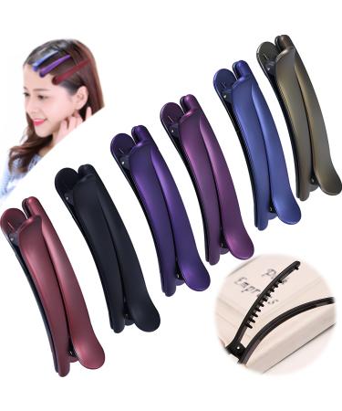 Hair clips hair clips hair clips matt hair clip plastic hair clips duck beak hair clips perfect hair accessories gift for friends friends (color mixing 12 pieces)