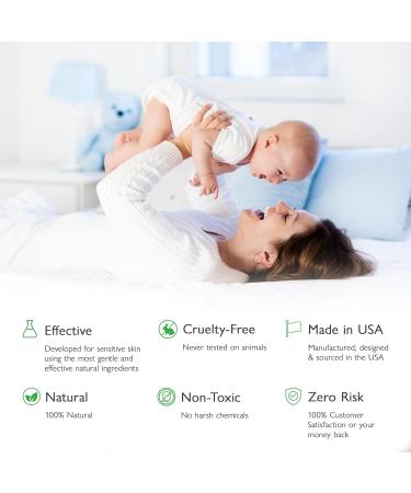 Natural Baby Powder Talc-Free - SoCal Suds & Company - Gentle Lavender Formula for Newborns - 4oz Arrowroot & Aspen Bark Extract for Soothing Skin - International Shipping Available - Buy Online on GoSupps.com