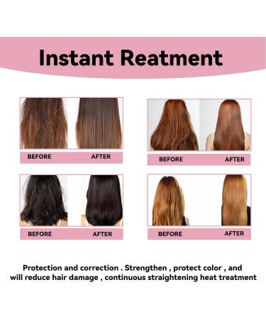 Hair Straight Cream with Comb 150ml Hair Straighten Treatment Cream with Brush Moisturizing Strengthening Smoothing Cream for Dry Hair - Buy Online on GoSupps.com
