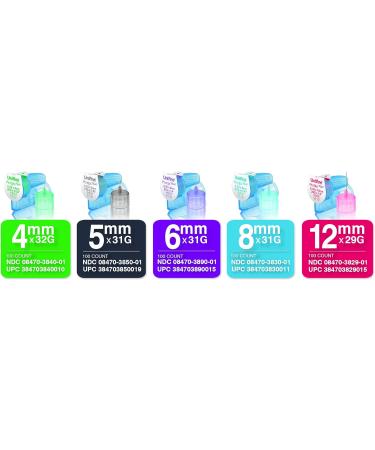 Owen Mumford Unifine Pentips Plus - 8mm X 31G - 100 Count - Buy Online on GoSupps.com