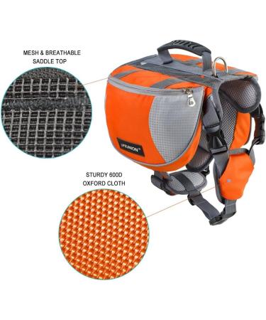 Lifeunion Adjustable Service Dog Backpack Saddle Bag - Blue Large - Buy Online on GoSupps.com