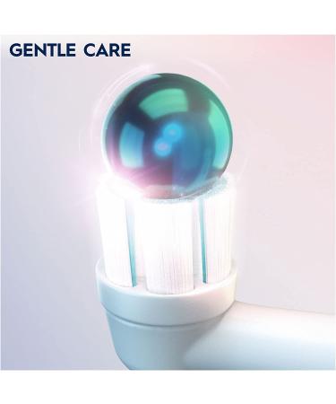 Oral-B iO Gentle Care Electric Toothbrush Head - Pack of 4 | Twisted & Angled Bristles for Deeper Plaque Removal | White | Mailbox Friendly - Buy Online on GoSupps.com