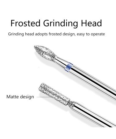 Jeopoom Nail Miller Grinding Heads Bits 10 Pieces - Professional Manicure & Pedicure Kit for Gel Nails Polishing & Nail Surface Care - Buy Online on GoSupps.com
