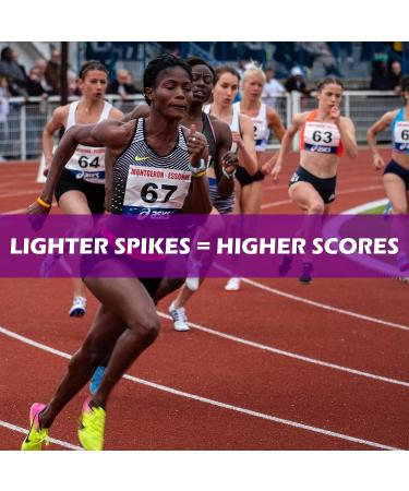 UTOBEST 1/4 Inch Track Spikes - 48 Carbon Steel Spikes with Spike Wrench - Lightweight Replacement Spikes for Sprinting and Cross Country Events - S02 Purple - Buy Online on GoSupps.com