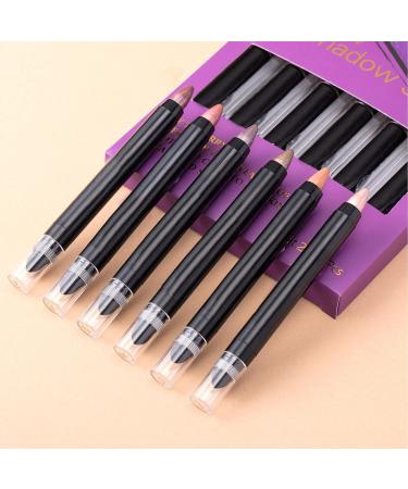Nybhyjka Shimmer Stick Eyeshadow Shimmer Eyeshadow Stick Shimmer Pencil Eyeshadow Applicator 6 ColorsShimmer Smudgeproof Eyeshadow Stick Eye Brightener Pencil for Women - Buy Online on GoSupps.com
