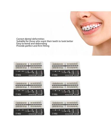 Orthodontic Braces - 200 Pack High Polished Metal Braces in Black & White | International Shipping Available - Buy Online on GoSupps.com
