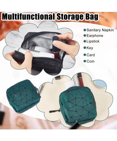 AMIJOUX 2 PCS Sanitary Napkin Storage Bags - Portable Menstrual Pad & Tampon Organizer for Women & Teens - Buy Online on GoSupps.com