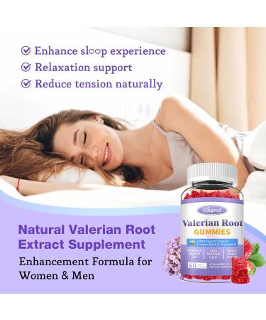 2 Pack Valerian Root Gummies Organic, Valerian Root Supplement for Zzz, Relaxation & Calm, Natural Herbal Supplement for Men & Women, Melatonin Free, Vegan, Non-GMO, Strawberry Flavor, 120 Count 60 Count (Pack of 2) - Buy Online on GoSupps.com