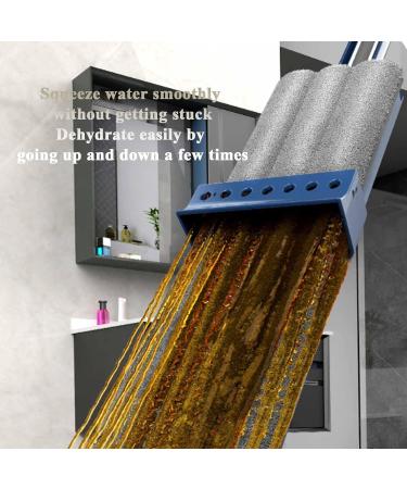 Fregona plana grande fregona plana grande Strealinem fregona manos libres giratorio de 360 para limpiar sin callejones sin salida h medo y seco almohadillas de microfibra (Azul + Trapo de 6 Piezas) - Buy Online on GoSupps.com