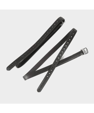 Shires Blenheim Non Stretch Stirrup Leathers 54"x1" Black - Buy Online on GoSupps.com
