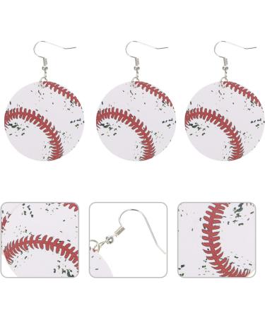 ABOOFAN 15 Pairs Baseball Earrings Dangle Earrings Sports Game Earrings Statement Earrings for Women Earrings for Women Trendy Football Gifts Female Earrings Volleyball Fan Leather Lovers - Buy Online on GoSupps.com