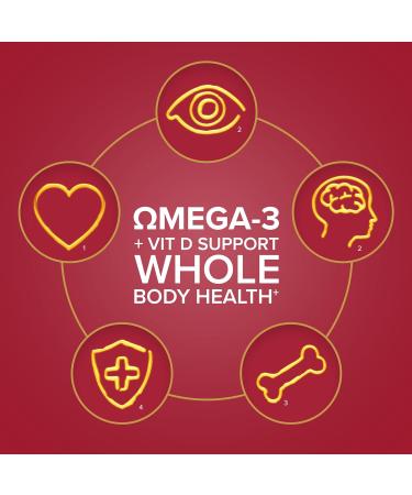 Seven Seas Max Strength Omega-3 Fish Oil with Vitamin D 30 Capsules for Whole Body Health - Buy Online on GoSupps.com