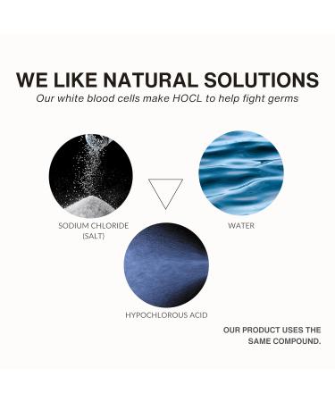 Vital Liquid Hypochlorous Acid Spray 3.4oz Travel Size HOCl Facial Mist & Daily Cleanser for Sensitive Skin | Clarifying & Calming Toner for Redness Irritation & Breakout-Prone Skin - Buy Online on GoSupps.com