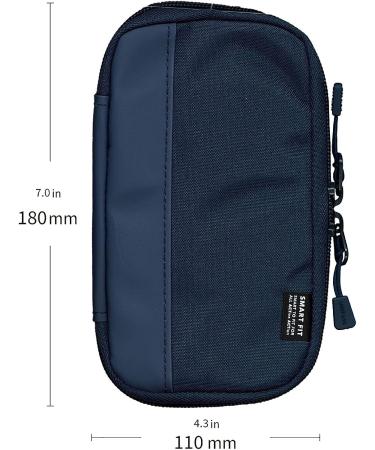 Lihit Lab Compact Pen Case - Water & Stain Repellent, Navy - Buy Online on GoSupps.com