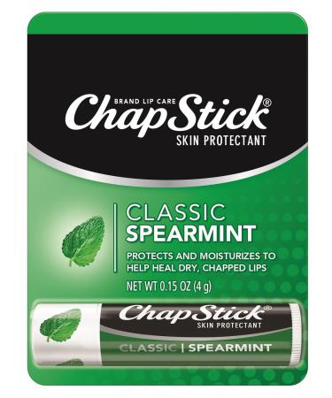 Chapstick Lip Care Skin Protectant Classic Spearmint 0.15 oz (4 g)