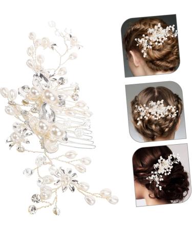 DOITOOL Bridal Comb Headpiece for Bride Comb Headband Bride Hairpiece Accesorios Para Wedding Headpiece Pearl Hair Comb Flower Girl Headpiece Bride Hair Comb Manual Alloy Hair Accessories - Buy Online on GoSupps.com