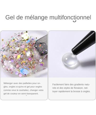  G n rique Clear Gel Nail Polish Base - Mixing Gel Nail Polish | 30ml Long-Lasting Mixing Polish for Holidays Weddings Cosplay and Home Use - Buy Online on GoSupps.com