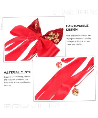COHEALI Hair Barrettes for Girls Hair Ties Decor Cute Hair Tie Elastic Ponytail Holders Hanfu Hair Rope Hair Bow Ties for Girl Hair Holder The Bell Girl Child Japanese-style Fabric - Buy Online on GoSupps.com