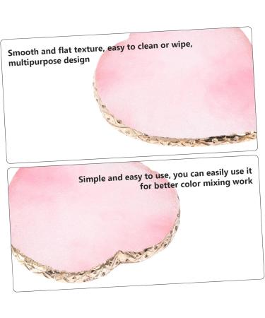 SOIMISS Palette de M lange en R sine de C ur Taille Moyenne pour Manucure et Maquillage Professionnel ou Personnel Outil Multifonction pour Nail Art et Pr sentation de Couleurs Roses - Buy Online on GoSupps.com