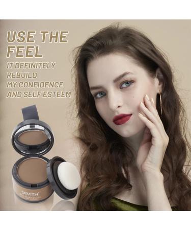 SOVONCARE Instant Hairline Powder - Gray Hair Coverage for Women | Thinning Hair Root Touch Up - Medium Brown - Buy Online on GoSupps.com