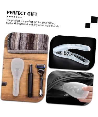 Beavorty 5er Boxes Travel Case for Razors - Clear Shaver Organizer & Storage Container for Men | Ideal Razor Holder for Travelers - Buy Online on GoSupps.com