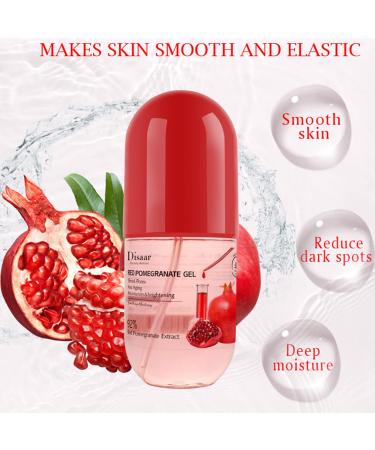 DISAAR Beauty Aloe Vera Gel Cracked Skin Refreshing After Sun Moisturizing 280ml/9.45oz (Red Pomegranate Gel) - Buy Online on GoSupps.com