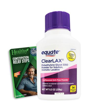 Healthy Surplus Equate ClearLAX Unflavored Powder 8.2 OZ / 236g