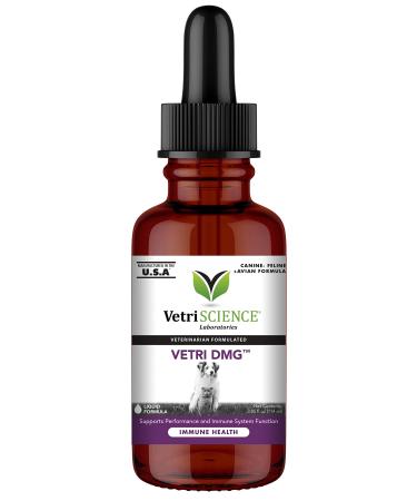 VetriScience Laboratories - Vetri DMG Liquid, Endurance and Immune Support for Cats, Dogs and Birds 3.85 Fluid Oz