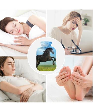 Soft 2L Hot Water Bottle with Cover - Warm & Cozy Winter Relief for Bed Hands Neck & Shoulders - Buy Online on GoSupps.com